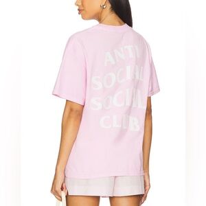 REVOLVE Anti Social Social Club Light Pink Class Mind Games Tee Small